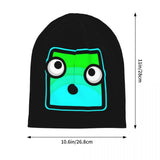 App Fun Games Geometric Dash Bonnet Hat Cool Street Skullies Beanies Hats Geometry Dash for Men Women Warm Multifunction Cap