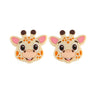 5/10 Pieces Brand New Giraffe Head Silicone Animal Beads Food Grade DIY Pacifier Chain Accessories Baby Toys BPA Free