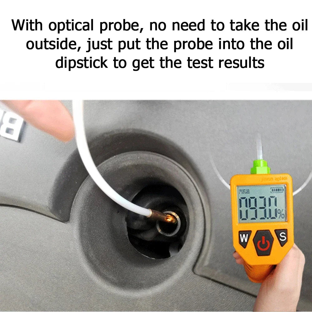 Engine Oil Tester for Auto Check Oil Quality Detector with LED Display Gas Analyzer Car Testing Tools