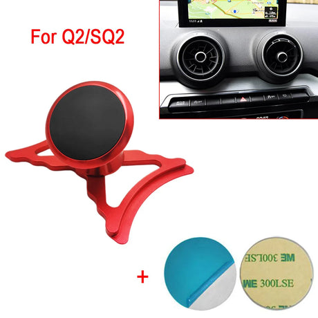 For Audi A3 S3 RS3 8V 8P Car Phone Bracket Q2 SQ2 Air Vent Mount Car Magnet Holder 360 Rotatable Support Mobile GPS Accessories