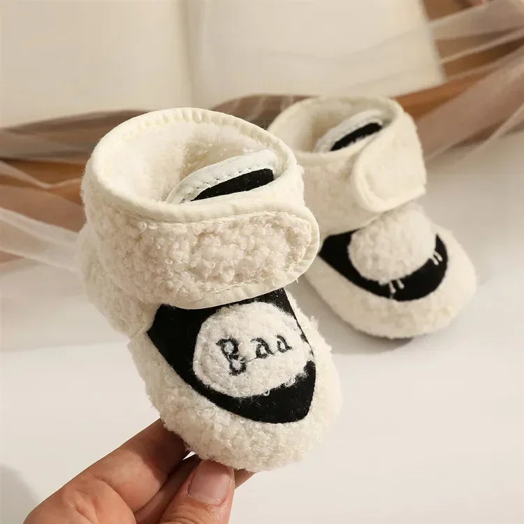 Warm Infant Toddler Crib Snow Boots Soft Comfortable Infant Girls Boys Anti-Slip Socks Slipper Newborn Baby Shoes