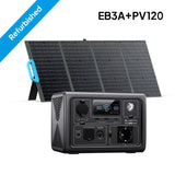 Bluetti EB3A Refurbished 268Wh 600W Portable Power Station Solar Power Generators Solar Generator Battery For Mini Fridge Laptop