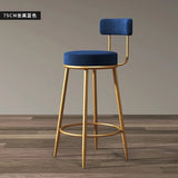 Bar Chair Simple Casual Home Cafe Stool Back High Chair Dining Chair Nail Shop Reception Room Bar Stools Bar Table for Home