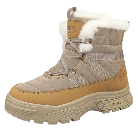 Mens Boots Outdoor Snow Shoes Plus Cotton Winter Non-slip Desert Army Boot Warm Plush High Tops Wear-resistant Thick Bottom Shoe