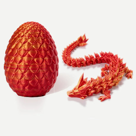 3D Printed Dragon Egg Dragon Gift Set Gemstone Dragon Ornament Interior Decoration Gothic Style Decoration Desktop Decoration