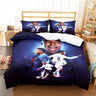 Football Star Pattern Duvet Cover Set Bedding for Adult Kids Bed Set Comforter Cover Bedding Set 10 Sizes