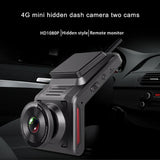 Bluavido 4G Mini Dash Cam FHD 1080P GPS tracking Dual Lens Recording WiFi Remote Monitor Car DVR Vehicle fleet management