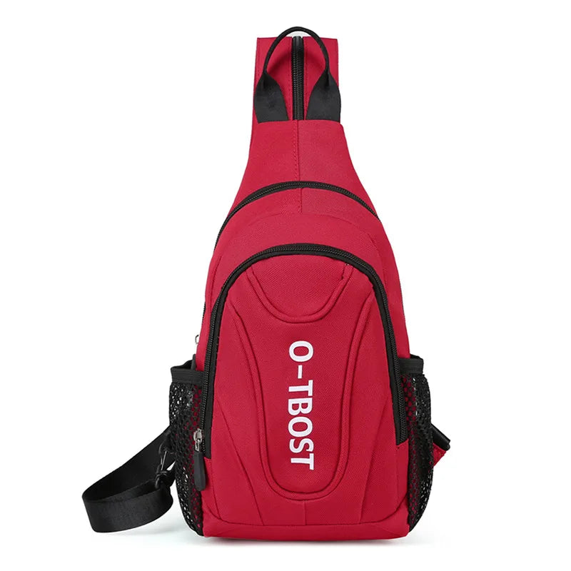 Men Women Polyester Shoulder Bags Outdoor Nylon Fanny Packs Casual Chest Bags Belt Pouch Travel Hip Bag Sport Purses Pocket