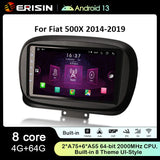 Erisin ES8950F IPS CarPlay Auto Android 13.0 Car Multimedia System For Fiat 500X Stereo GPS Navi DSP WiFi 4G LTE Bluetooth 5.0