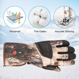 Heated Tactical Gloves Unisex Winter Warm 3 Levels Switch Control Military Electric Camo Heating Gloves For Hunting Shot Fighter