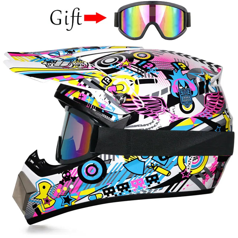 Motorcycle helmet children off-road helmet bike downhill AM DH cross helmet capacete motocross casco