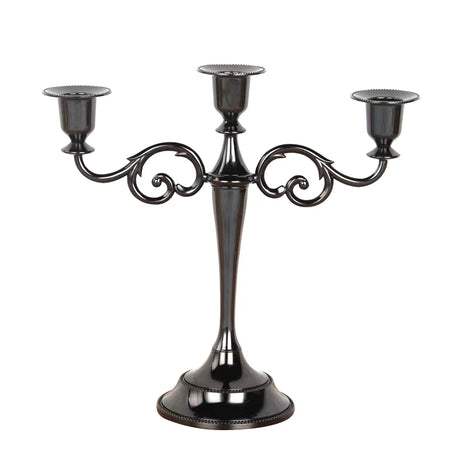 Vintage Dining Table Decor Candlestick Stand Desktop Candelabra Home Party Wedding Decoration Retro Candlestick Candle Holder