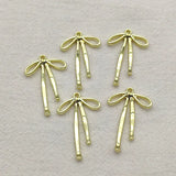 New Arrival! 33x20mm 100pcs Zinc Alloy Bows Shape Charm For Hand Made Earrings DIY Parts,Jewelry Findings&Components