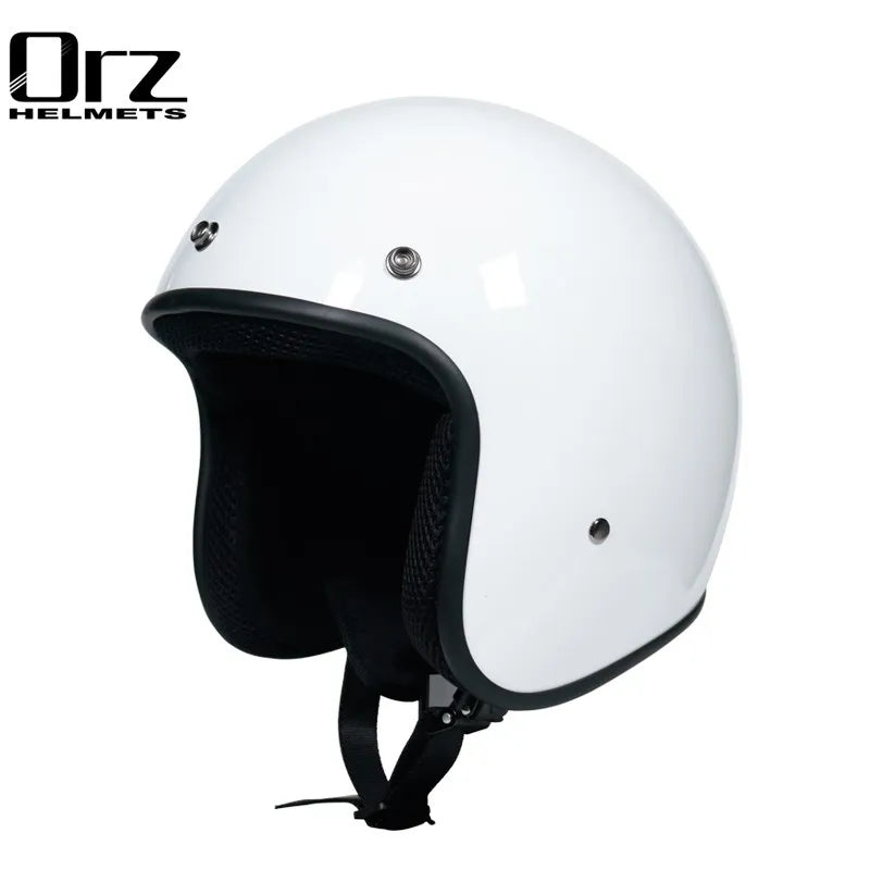 Free Shipping DOT approved retro motorcycle helmet casco 3/4 open face  helmet cafe racer helmet chopper helmet capacete