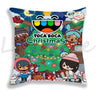 Toca Life World Pillow Case Home Decorative Toca Boca Throw Pillowcase 45*45cm Sofa Cartoon Cushion Covers Zipper Pillow Cover