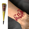 1PC Black/Red Henna Tattoo Paste Cream Cones 25g Semi-Permanent Waterproof Temporary Body Paint Arts Cones Indian Wedding