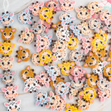 5/10 Pieces Brand New Giraffe Head Silicone Animal Beads Food Grade DIY Pacifier Chain Accessories Baby Toys BPA Free