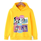 Sweatshirts Manga Anime Mickey Minnie Mouse Hoodie Kid Girl Boy Sweatshirt Hoody Cartoon Children Cute Clothes Baby Top Pullover