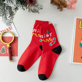 4 Pairs/Lot Children Girls Socks Christmas Socks For Kids Cotton 2-12Years Comfortable Toddler Leg Warmers Boys Long Socks