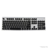 Game mechanical keyboard white punk keycap 104 KEYS computer keyboard laptop keyboard Russian English Hebrew Spanish