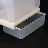 Automatic Bird Feeder for Cage, Food Dispenser, Clear Acrylic, No Mess