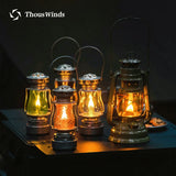 Thous Winds Twilight Camping Lantern Outdoor Portable Camping Light Retro Emotion Oil Lamp Picnic Backpack Tent Camping Supplies