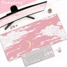 Pink Cherry Blossoms Mousepad Home Computer Table Large Pc Mouse Pad Art Sakura Keyboard Mause Rug Desk Mat Office Accessories