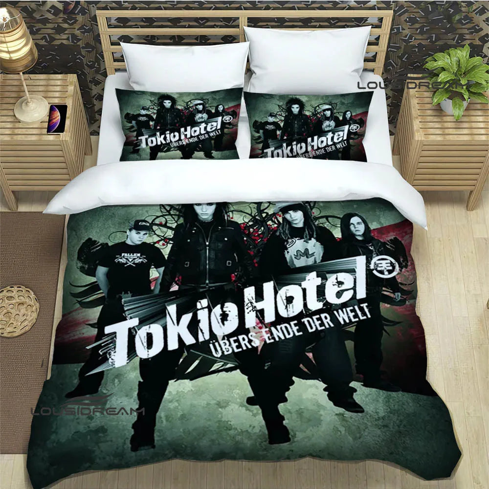 Tokio Hotel band printed Bedding Sets exquisite bed supplies set duvet cover bed comforter set bedding set luxury birthday gift