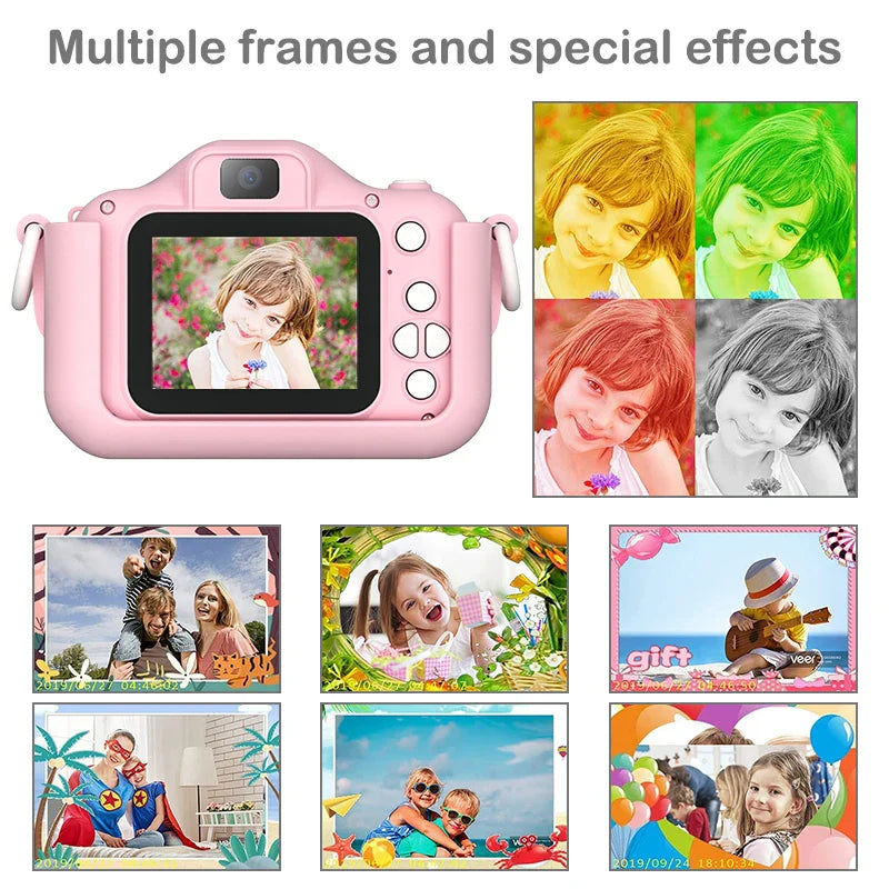 Child Camera Toy 1080P HD Screen Outdoor Toys for Girls Boys Chirstamas Gifts Mini Children camera Digital Camara Fotos Infantil