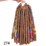 LUOYUDU Crochet Hair Dreadlocks Faux Locs Braiding Hair Extensions Synthetic Dreadlock Jumbo 10 inch 12 Strands Organic Hair