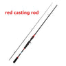 1.65m 1.8m Fishing Rod Carbon Fiber Spinning/Casting Fishing Pole Bait WT 8-20G Line WT 8-16LB M Power Fast Action Fishing Rods