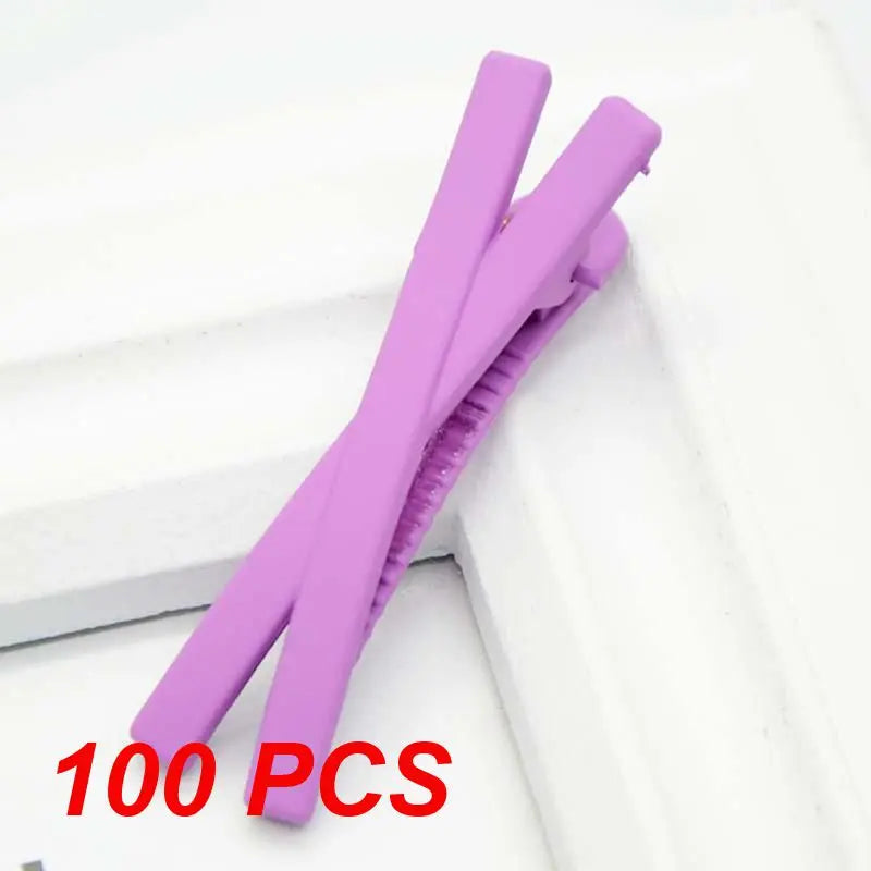 1~100PCS Matte Stylish And Eye-catching Matte Hair Clip For Curly Hair Popular Hair Clip Best-selling Hairpin Candy Color