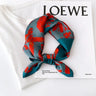 2023 plaid brand women scarf summer 100% silk scarves shawls lady wraps soft pashimina female Echarpe beach stole bandana