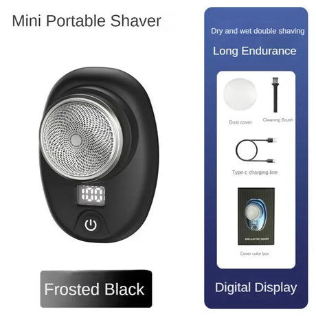 XIAOMI Electric Mini Shaver Waterproof USB Rechargeable Razor Men's Travel Portable Beard Knife For Home Personal Care Appliance