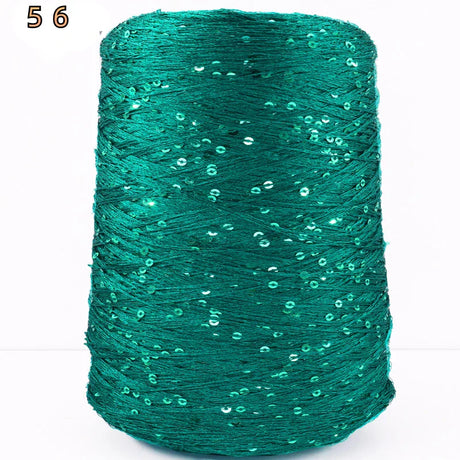 500G Glitter FancyYarn Sequin  Hand Crochet Thread Knitting Clothes Needleworkyarn With Sequins Knitting Yarn Needlework Sequins