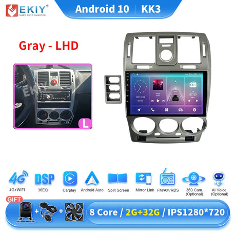 EKIY KK5 Android Radio For Hyundai Getz Multimedia Screen 2002-2011 Car Intelligent Systems Carplay GPS 2din Stereo Receiver 4G