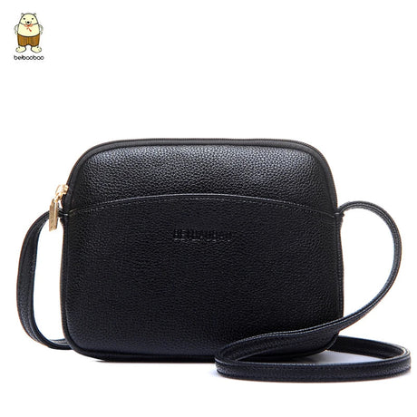 BeiBaoBao Brand Simple Cossbody Bags For Women 2022 Small Solid Color Women's Shoulder Bag Soft Pu Lady Messenger Shell Purse