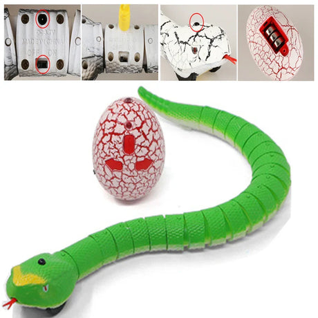 Rc Snake Robots Toys for Kids Boys Children Girl 5 6 7 8 Years Old Gift Remote Control Animals Prank Simulation Electric Cobra