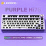 LEOBOG Hi75 Sugar65 Custom Mechanical Keyboard Aluminum Kits Hot Swap Wired Gaming Keyboard RGB Gamer Gasket Keyboard With Knob