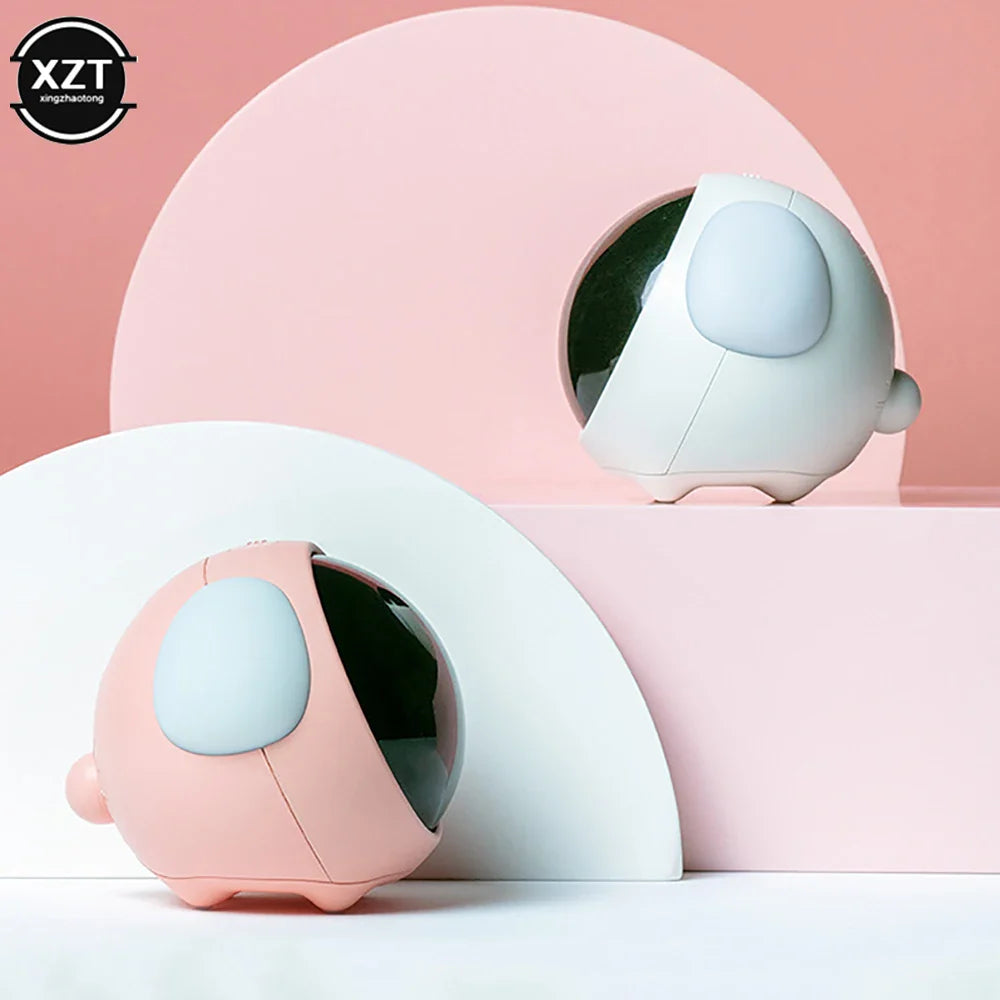 2022 New Cute Expression Alarm Clock Child Multifunctional Bedside Voice Control Night Light Snooze Chargeable Child Alarm Clock