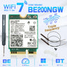 WiFi 7 for Intel BE200 Network Card Bluetooth 5.4 Tri Band 2.4/5/6GHz 8774Mbps BE200NGW M.2 Wireless Adapter Better than Wifi 6E