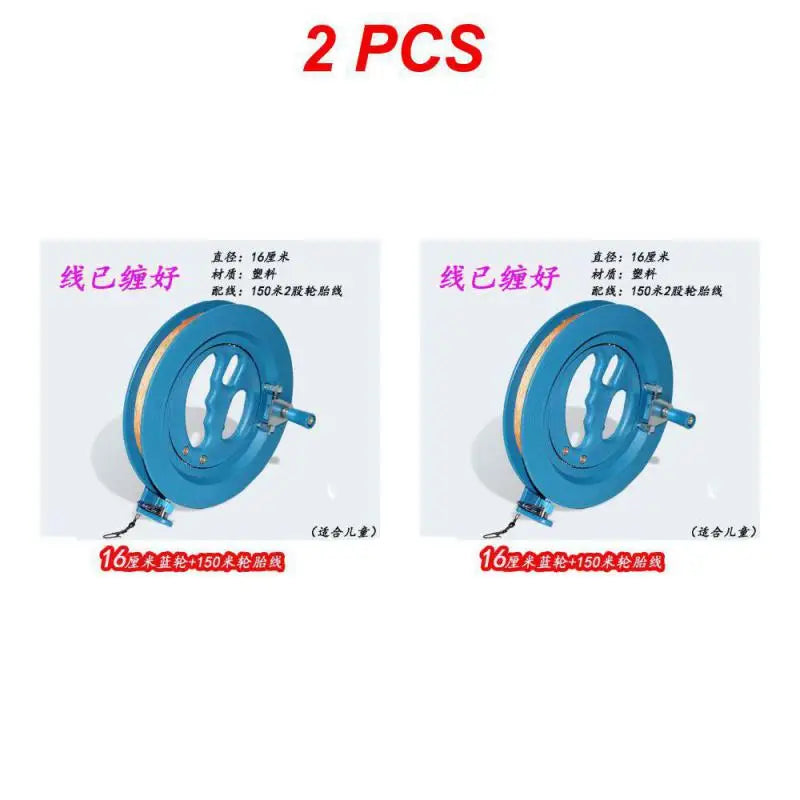 1~5PCS 16cm Kite Reel ABS Plastic Blue Kite Reel Grip Machine Kites & Accessories Pizies Single Unisex Diamond Winder Flying