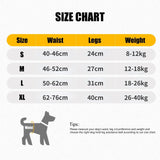 Dog Harness Support Brace for Leg Injury Protector Outdoor Walking Lead Leash for Dog Disability Pet Collar Handheld Padded