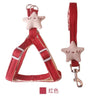 Dog Harness with 1.2m Traction Leash Adjustable Collars Harness for Dogs Collar Traction Rope For Puppy Teddy  Pet Accessories