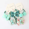 10Pcs/Lot  Children's Cute Headwear Hair Accessories Baby's Basic Bow Tie Band Set Small Scrunchie Kids Elastic Hair Ties