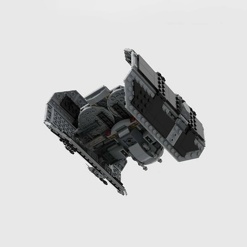 NEW 453Pcs MOC Spaceship TIE/ad Advanced x1 Vader's Fighters Building Blocks Modified from Tie Bomber Bricks Model DIY Toys Gift