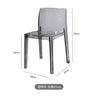 Nordic Acrylic Transparent Bar Chairs Modern Backrest Household Design Bar Chairs High Stools Muebles Household Items WZ50BC