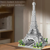 Paris Tower Street View Building Block Mini Diamond Small Particle Assembly Building Block Decoration Toy