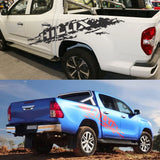 2Pcs For Toyota Hilux Revo Vigo Pickup Body Side Stickers Truck Graphics Decor Covers Car Vinyl Decals Auto Tuning Accessories