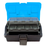 3-Layer Folding Fishing Tackle Box Multipurpose Fishing Storage Box with Handle Hardware Storage Box for Fishing Tackle Storage